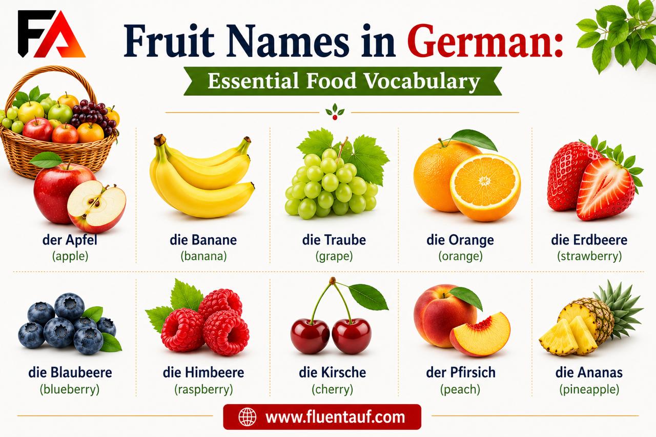 Fruit Names in German: Essential Food Vocabulary