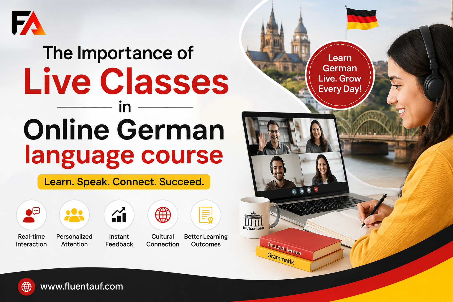 Importance of Live Classes in Online German Language Course Importance of Live Classes in Online German Language Course